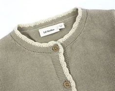 Lil Atelier chinchilla strik cardigan